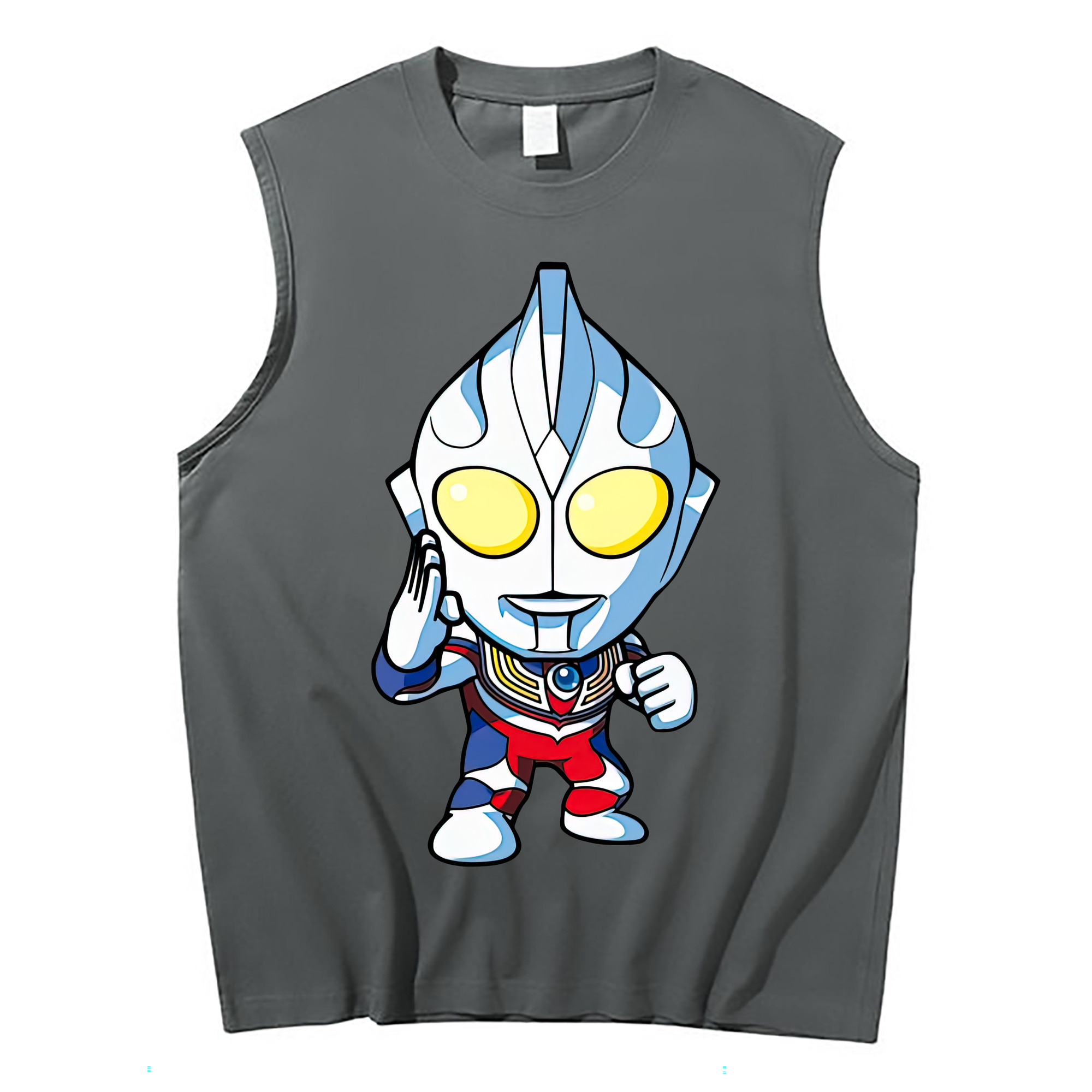 （画像用） ウルトラマン Ultraman コットン100％タンクトップ（フロントプリント）